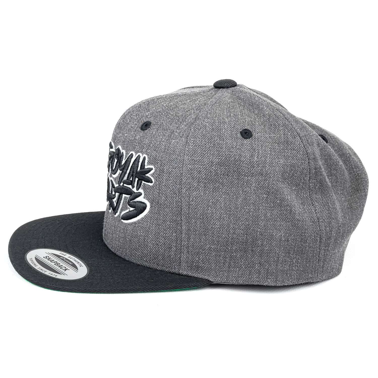 Бейсболка Graffiti прямой козырек (цв. т.серыйчерный) (4)