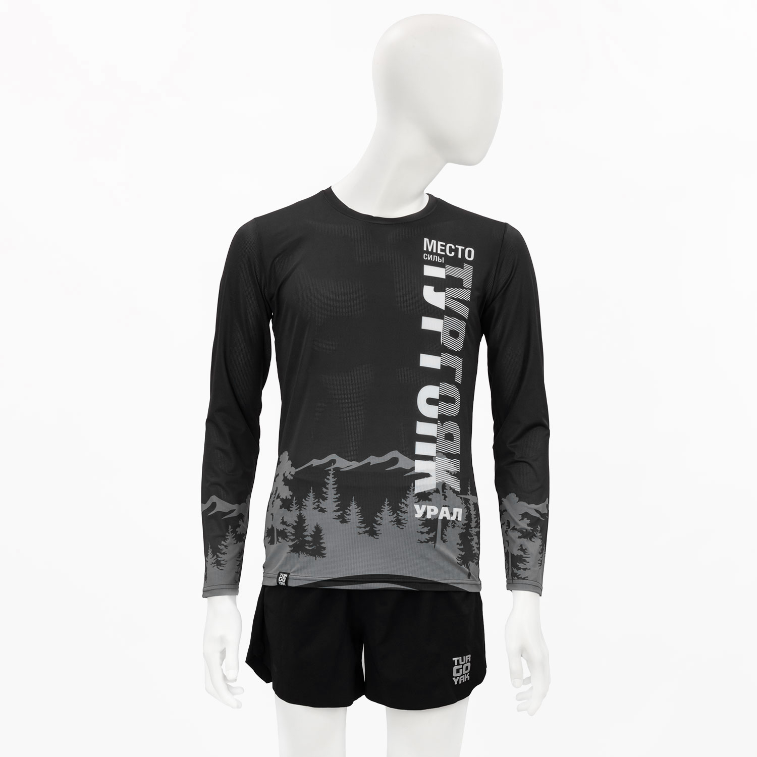 Лонгслив Место силы Тургояк унисекс черный (4)