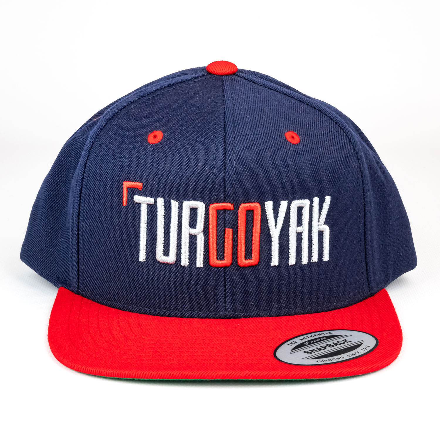 Бейсболка TURGOYAK прямой козырек (цв. синийкрасный) (2)