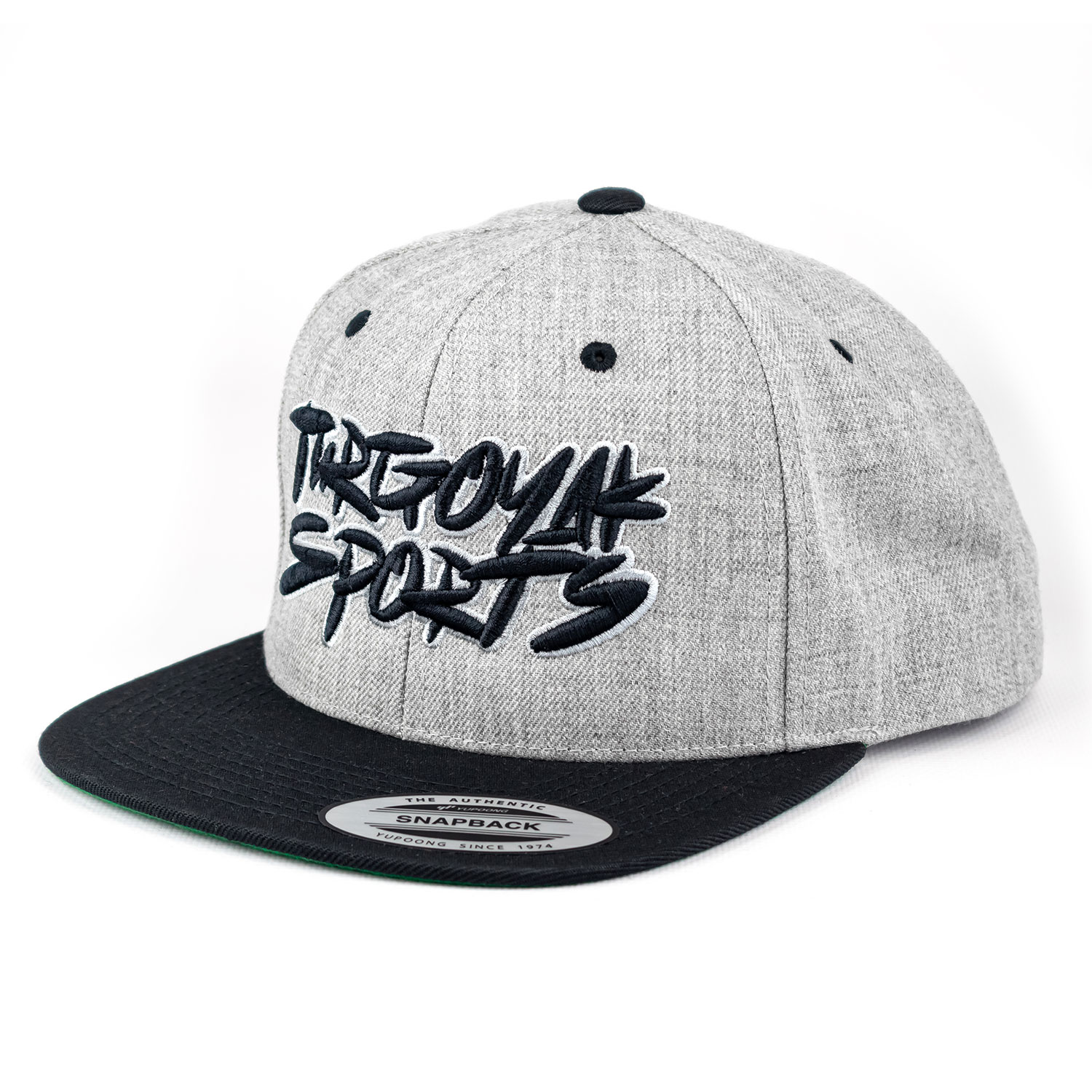 Бейсболка Graffiti прямой козырек (цв. светло-серыйчерный)