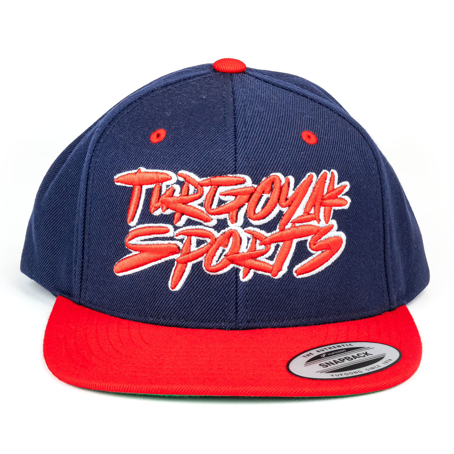 Бейсболка Graffiti прямой козырек (цв. синийкрасный) (3)