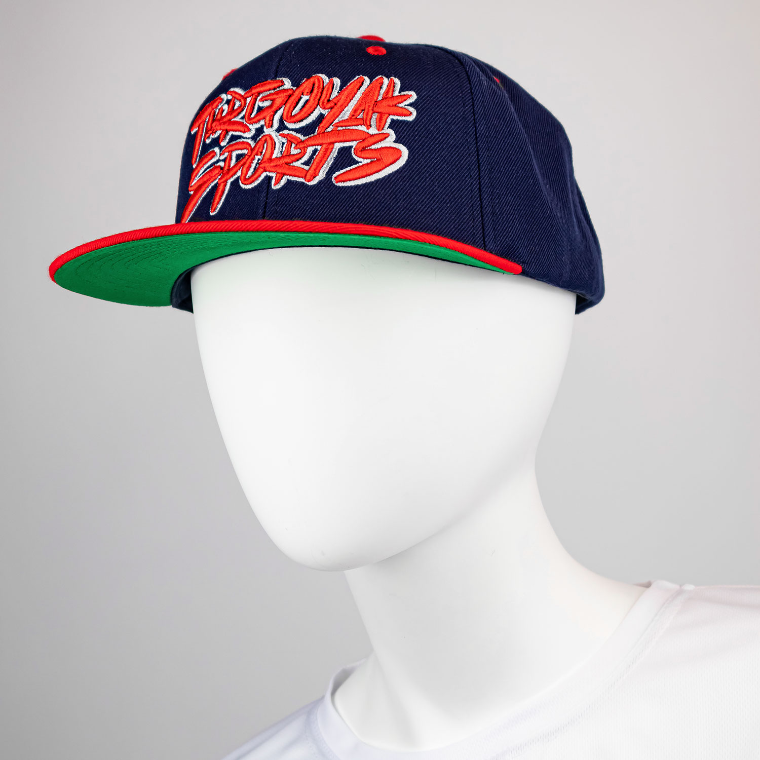 Бейсболка Graffiti прямой козырек (цв. синийкрасный) (8)