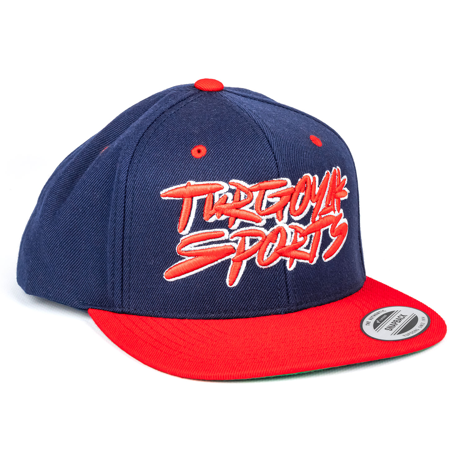 Бейсболка Graffiti прямой козырек (цв. синийкрасный) (2)