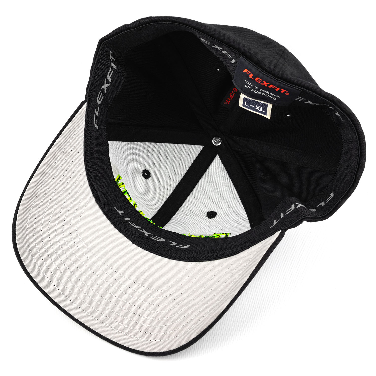 Бейсболка TURGOYAK черная на резинке Flexfit L,XL (2)