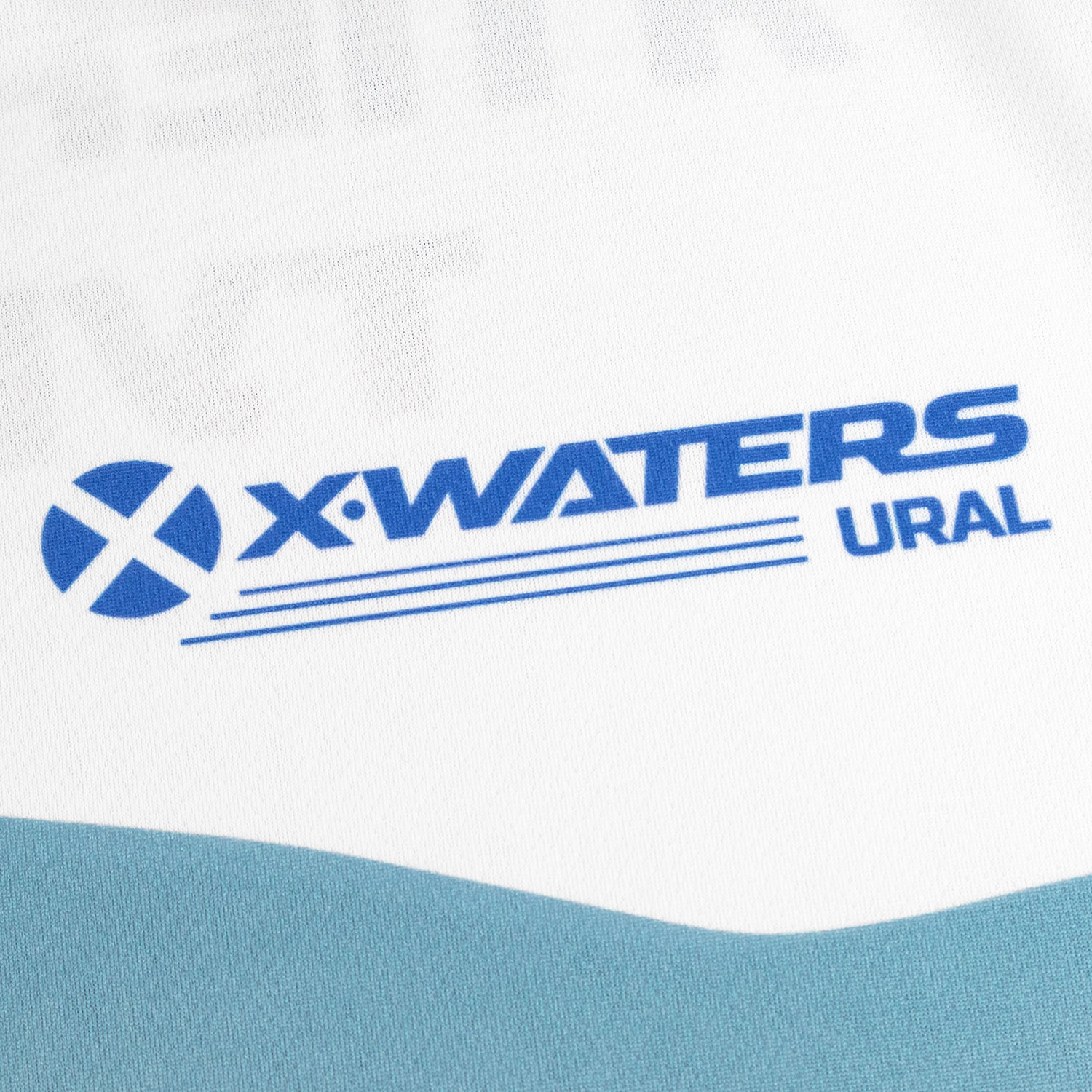 Футболка женск. белаяголубая 2025 X-Waters (2)