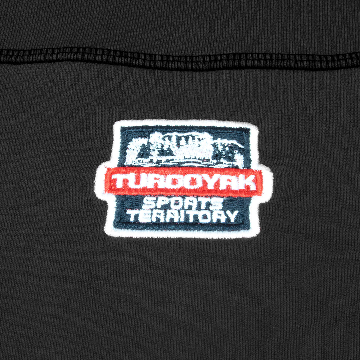 Толстовка Место силы на молнии черная (2)