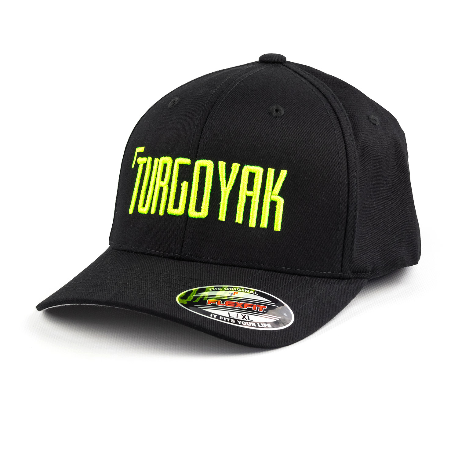 Бейсболка TURGOYAK черная на резинке Flexfit L,XL (7)