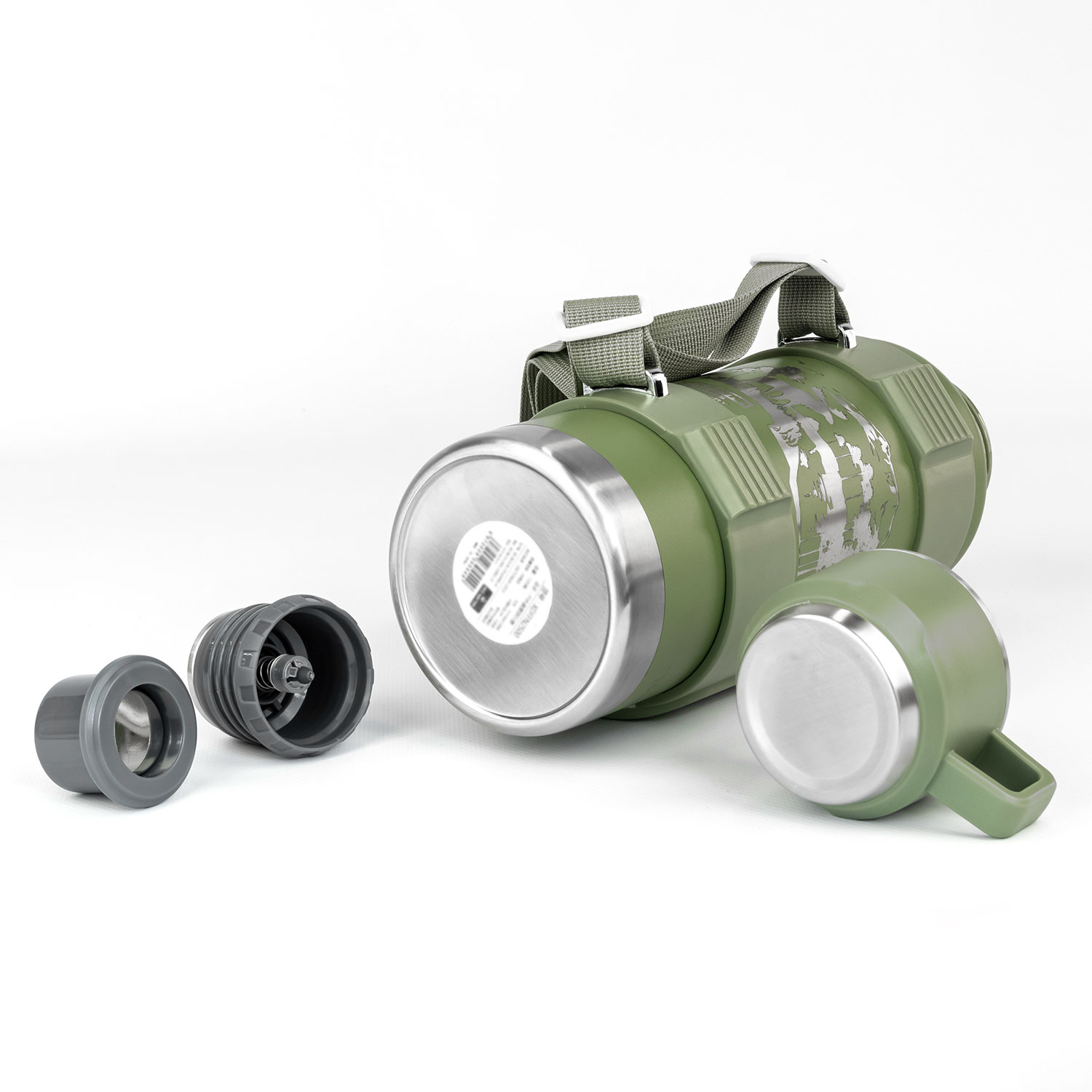 Термос Turgoyak Sports Territory 1300мл (зеленый)