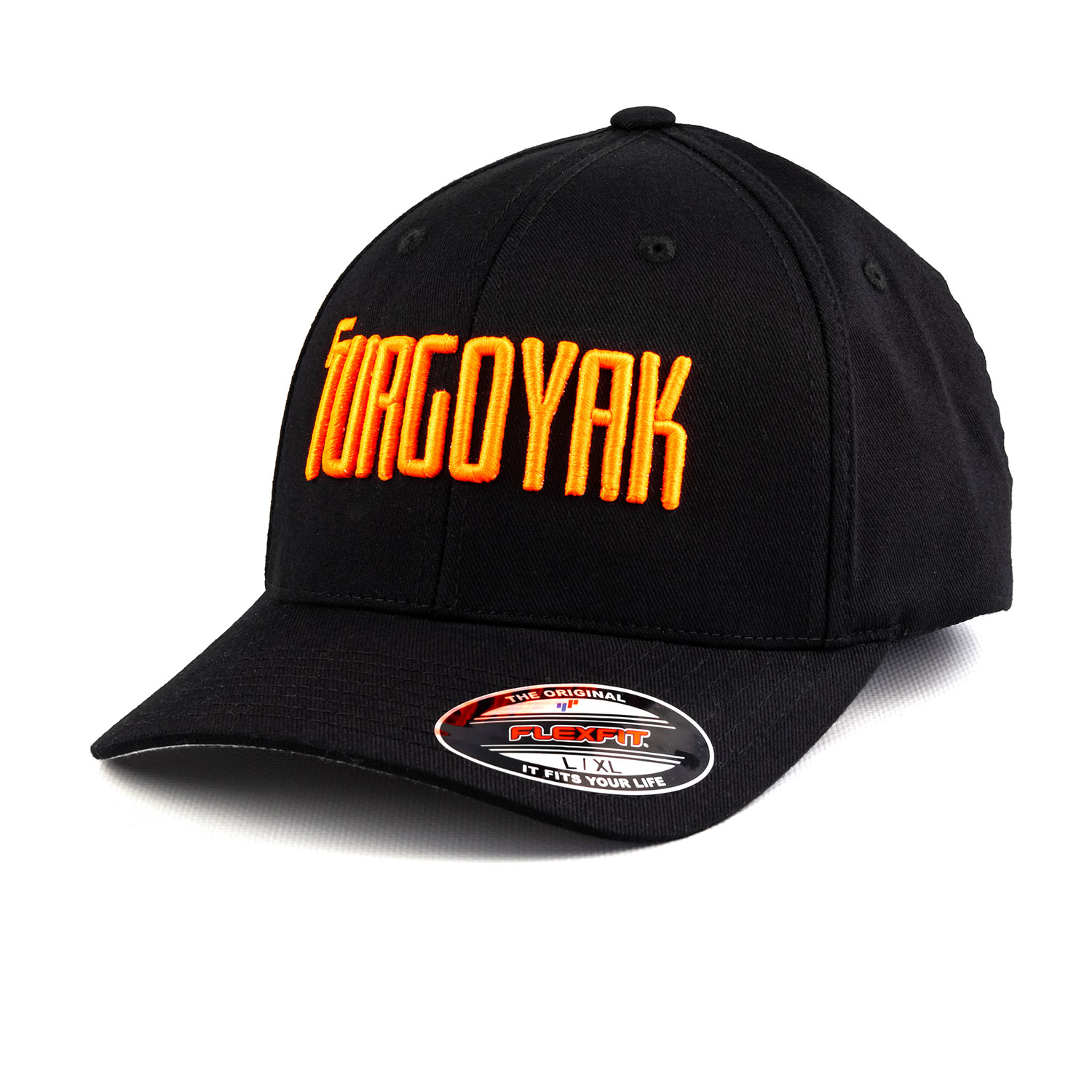 Бейсболка TURGOYAK черная на резинке Flexfit L,XL (8)