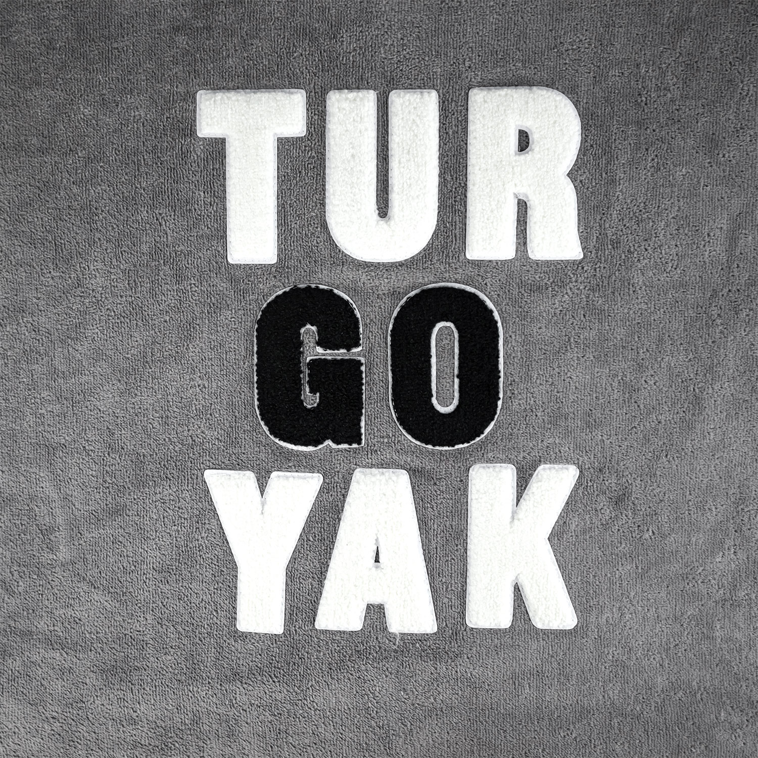 Пончо пляжное TUR GO YAK серый (4)