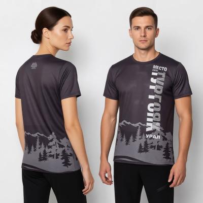 Футболка Место силы черная Turgoyak sports territory