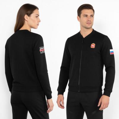 Бомбер Герб ЧО черный Turgoyak sports territory