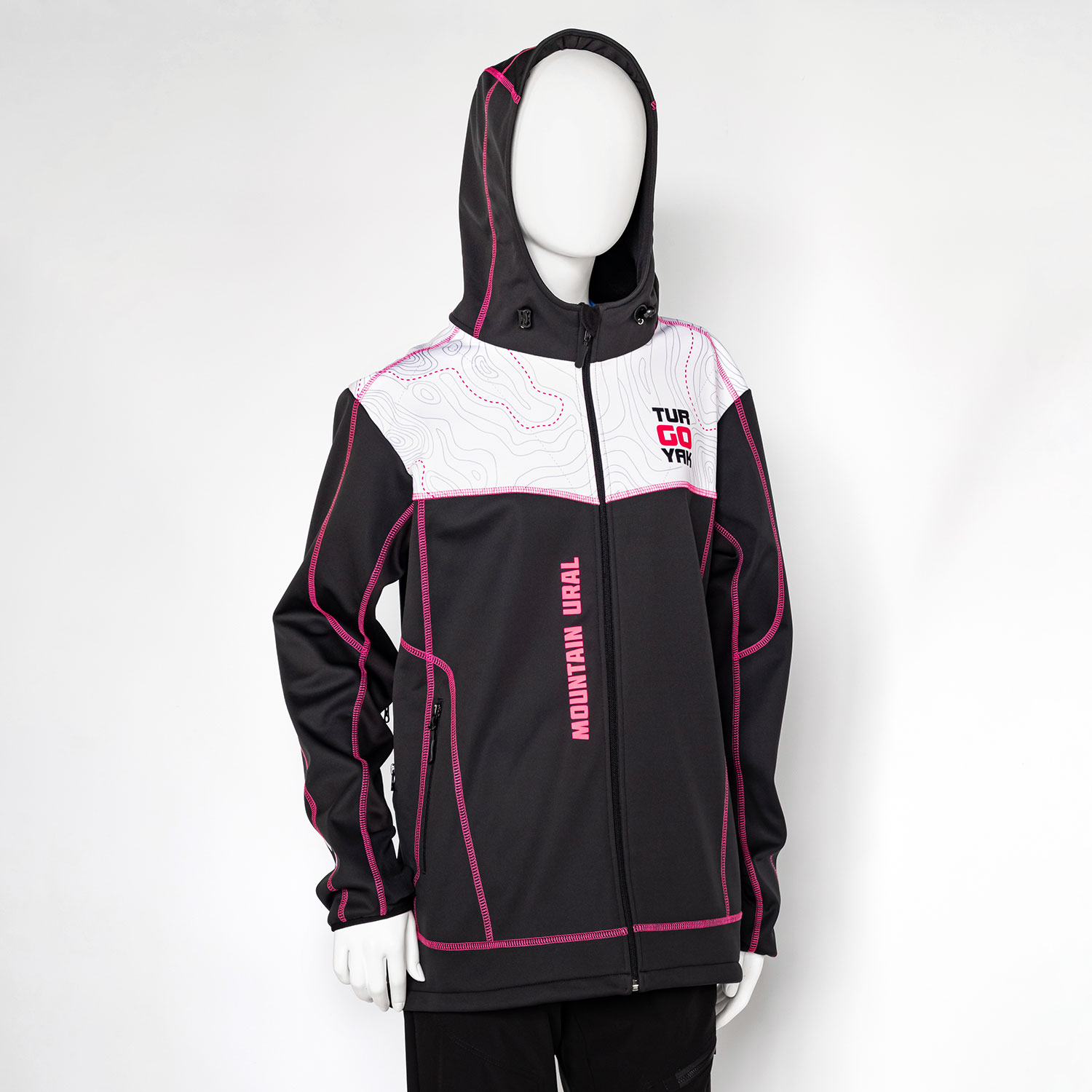 Куртка виндстоппер с капюшоном Classic розовый (7)