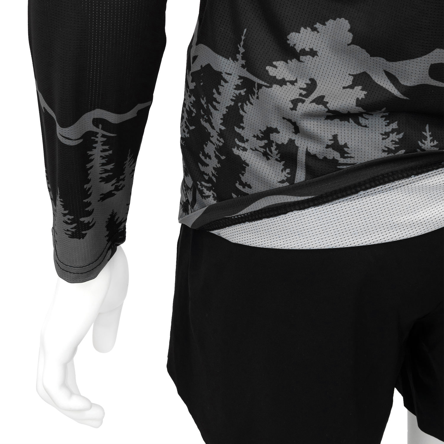 Лонгслив Место силы Тургояк унисекс черный (5)