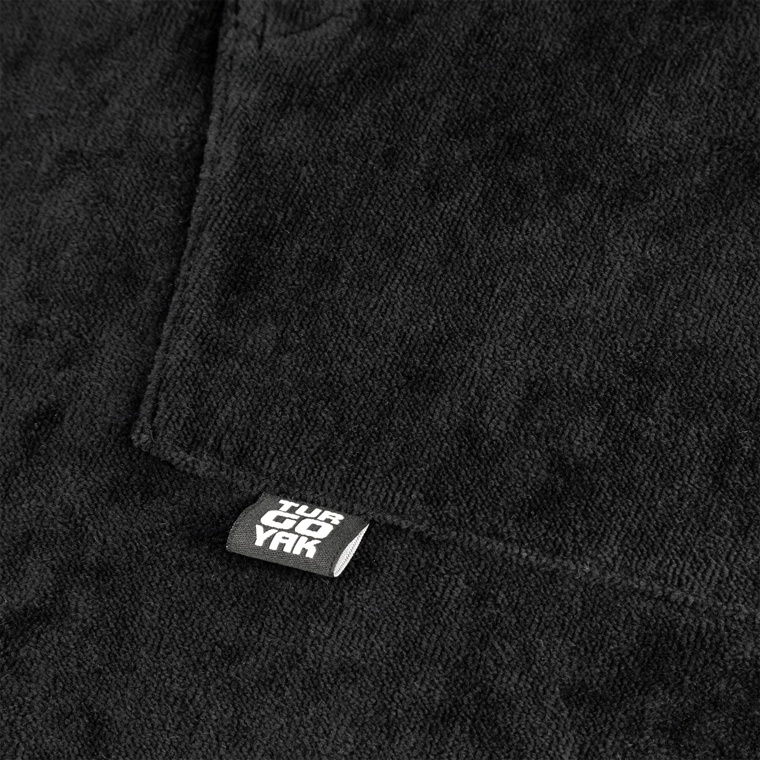 Пончо пляжное Координаты черный (4)