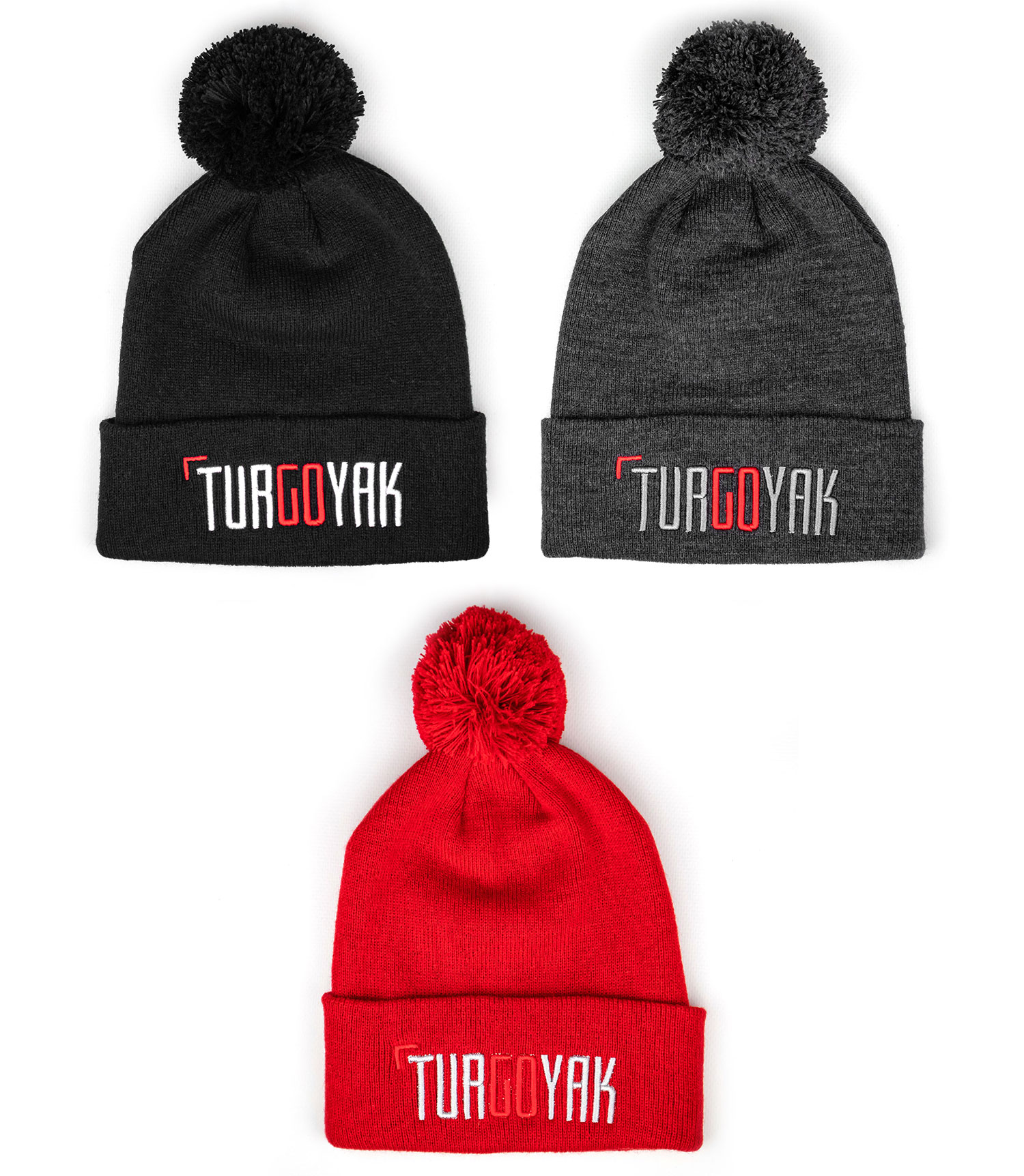 Шапка TUR GO YAK c помпоном