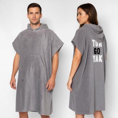 Пончо-пляжное-TUR-GO-YAK-серый