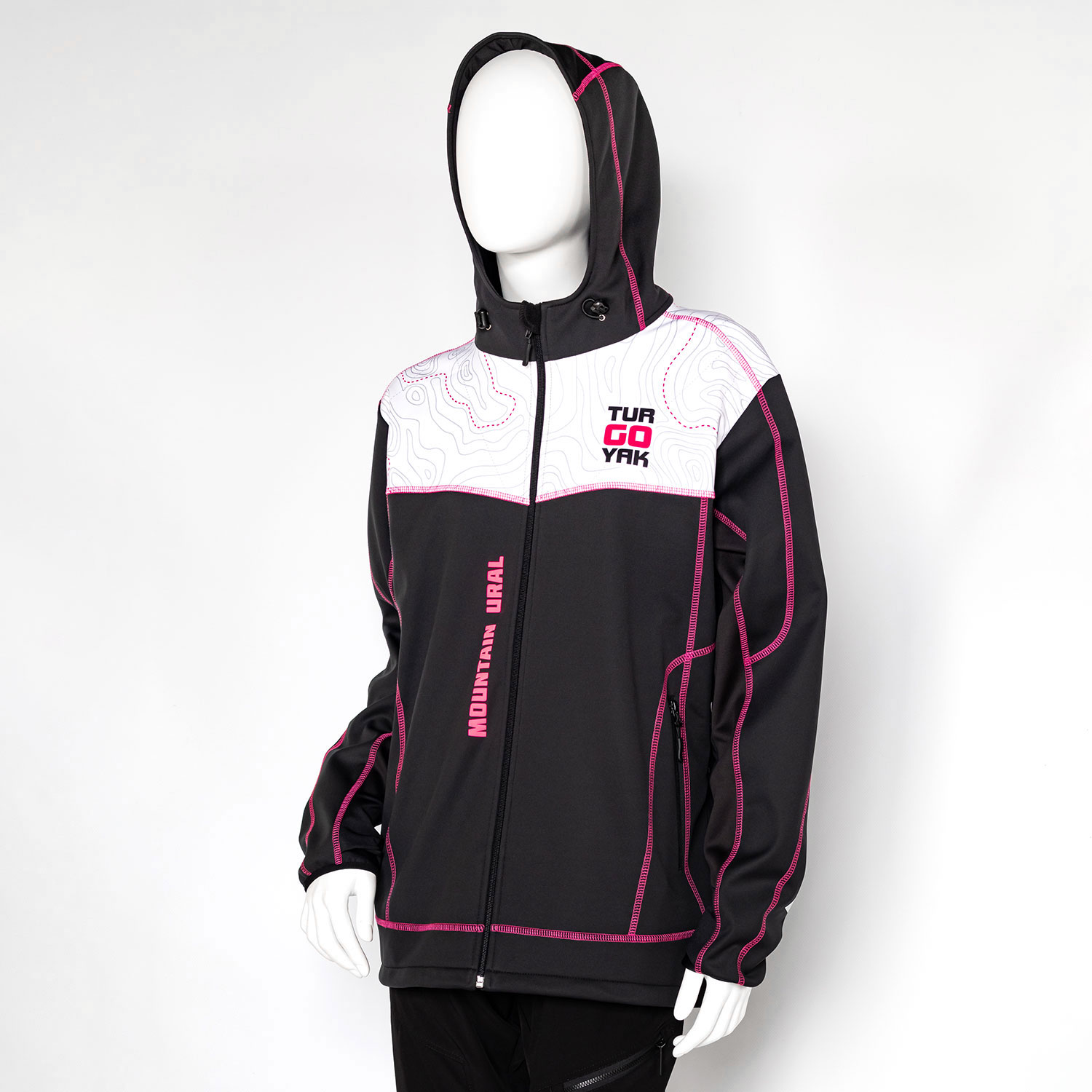 Куртка виндстоппер с капюшоном Classic розовый (9)