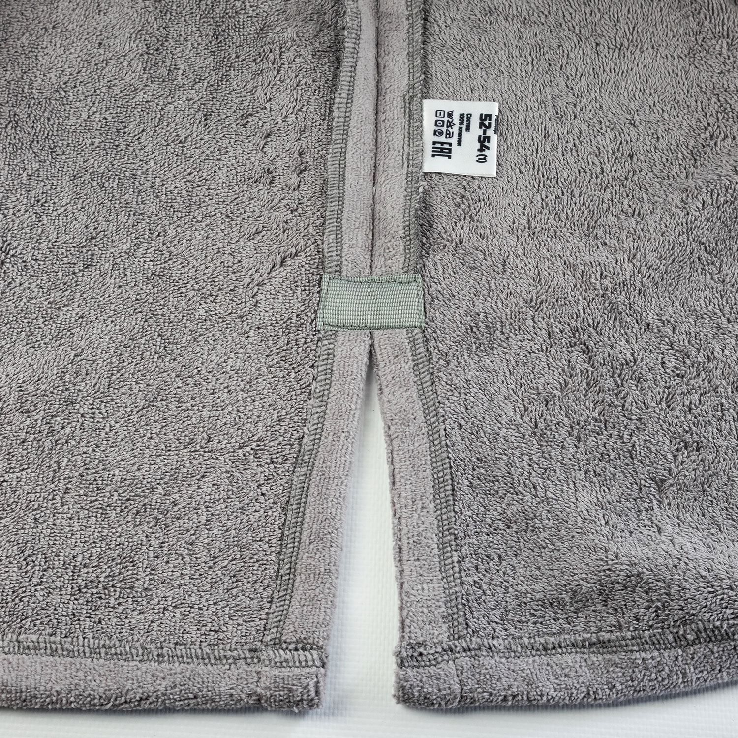 Пончо пляжное Место силы.Координаты серый (4)