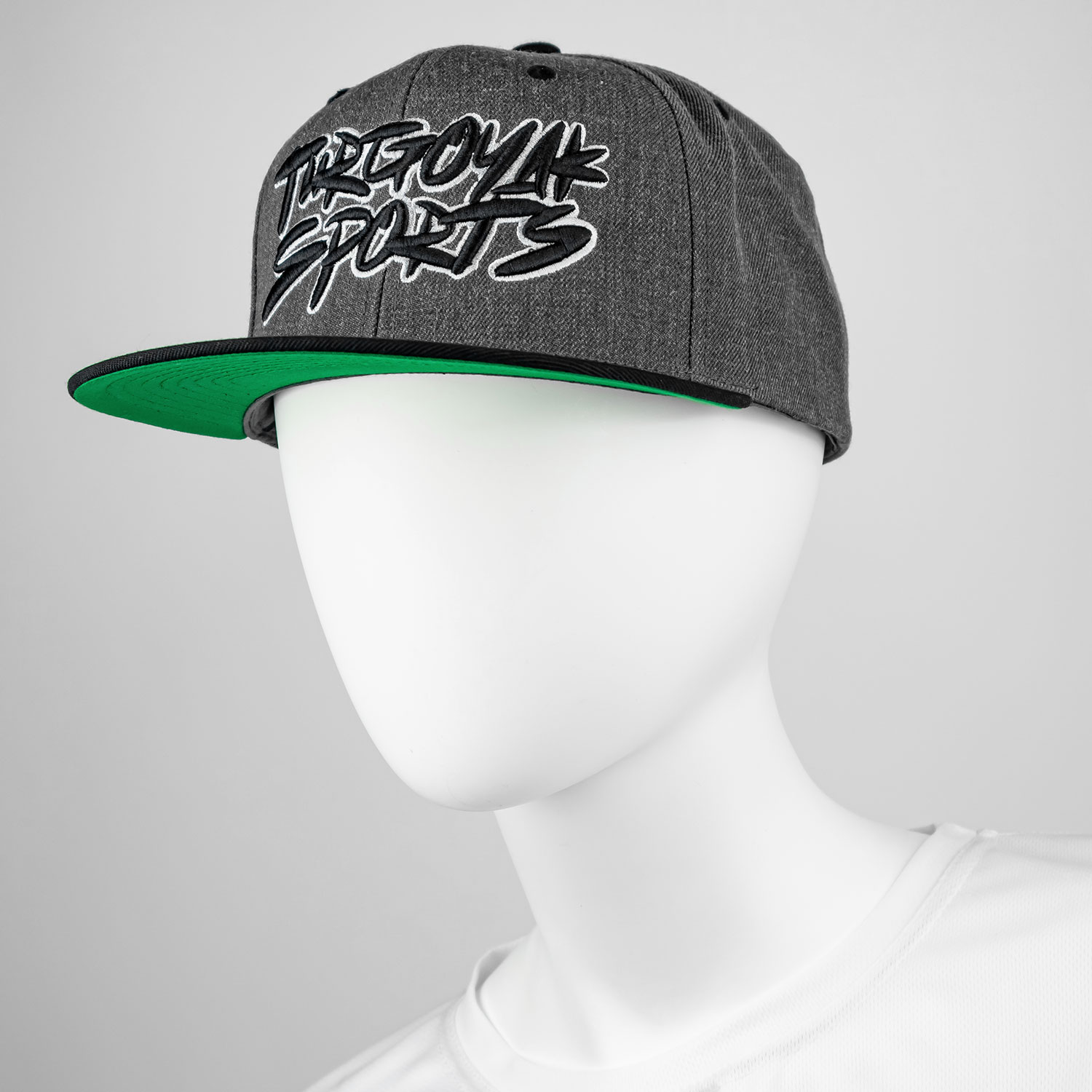 Бейсболка Graffiti прямой козырек (цв. т.серыйчерный) (7)