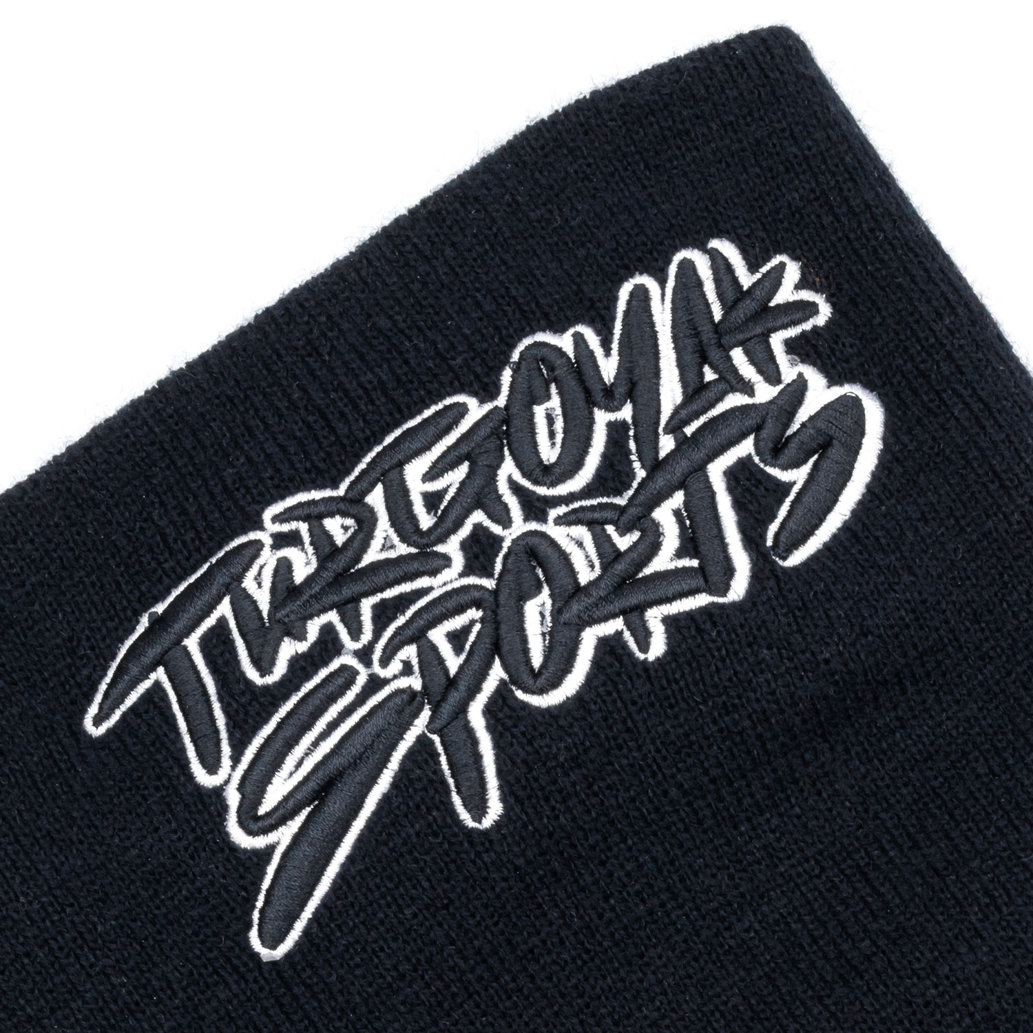 Шапка Граффити Тургояк спорта с отворотом (черный)