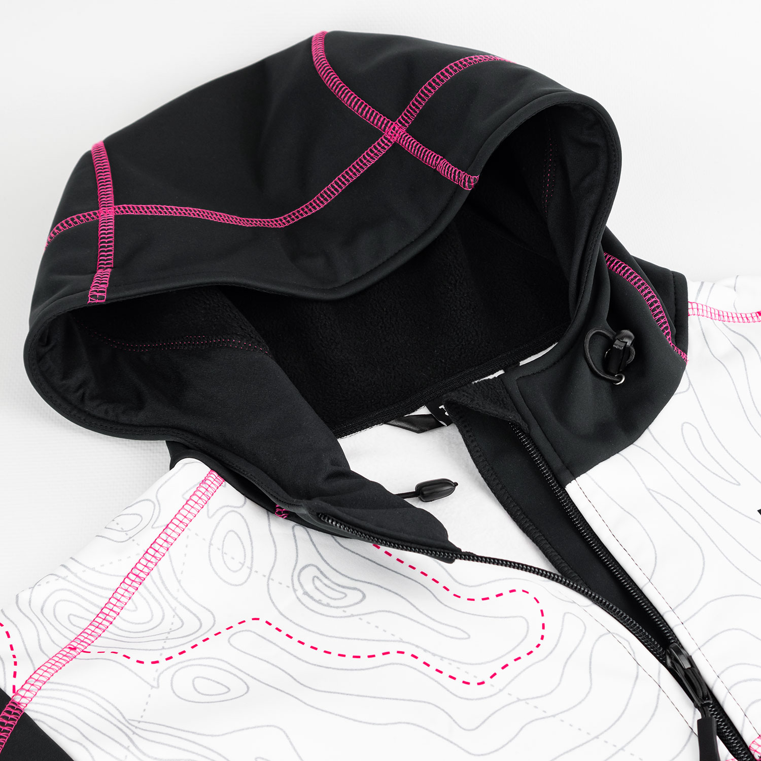 Куртка виндстоппер с капюшоном Classic розовый (3)