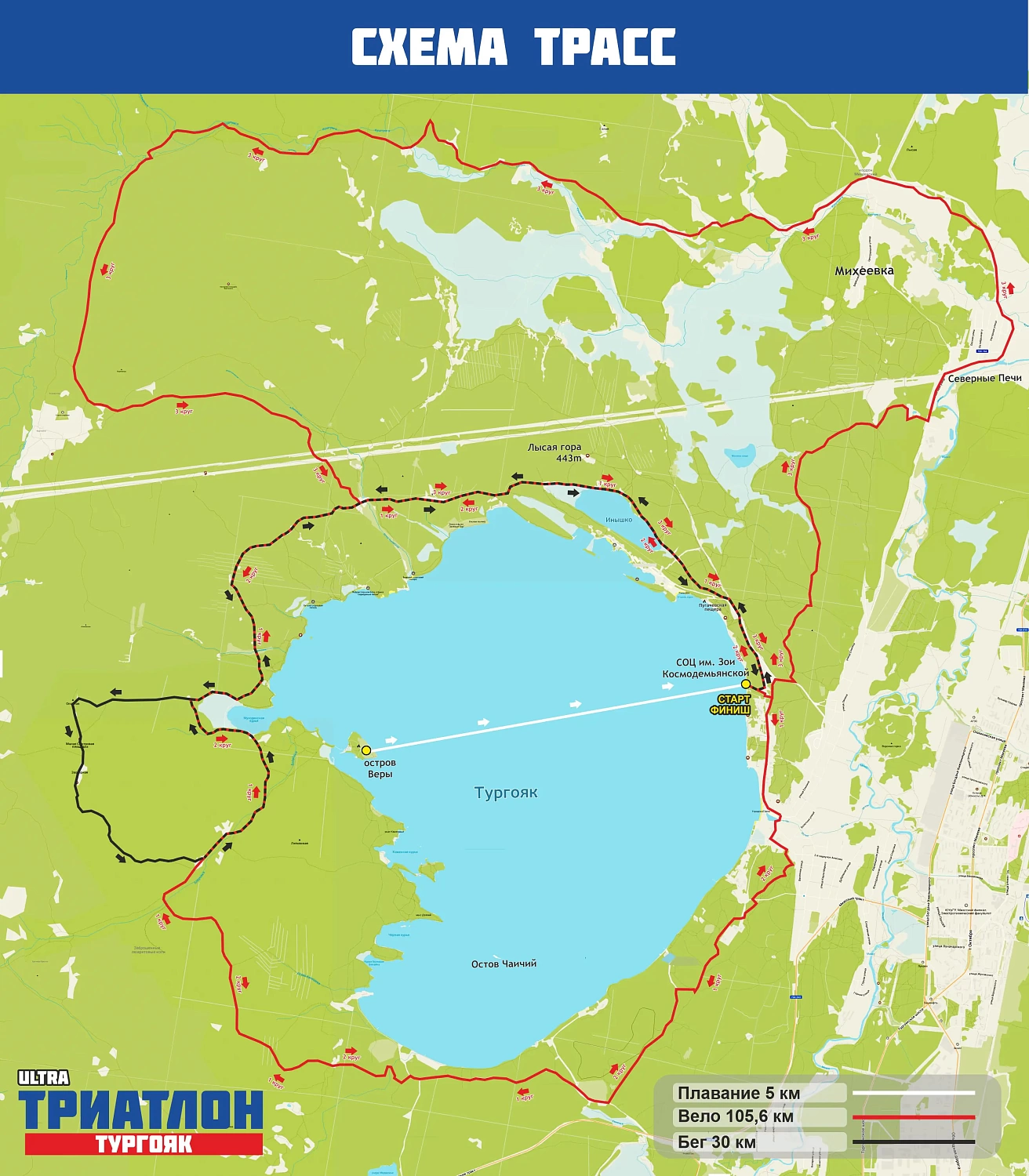 Ультратриатлон "Тургояк" (06 августа 2023)